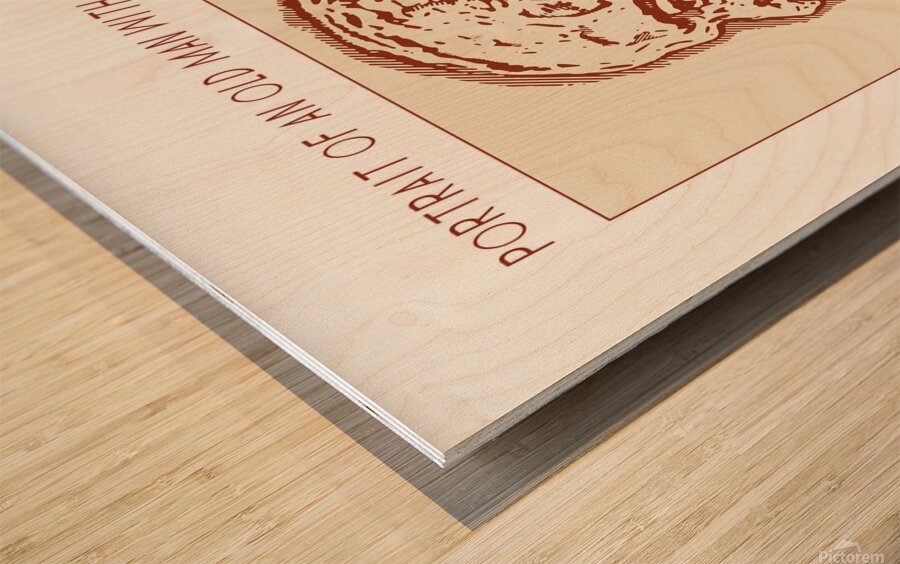 Portrait of an Old Man with Beard – Vincent van Gogh Wood print