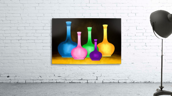 Colorful Bottles Wall Preview
