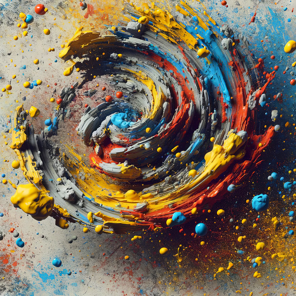 3D Paint Abstract Digital Download