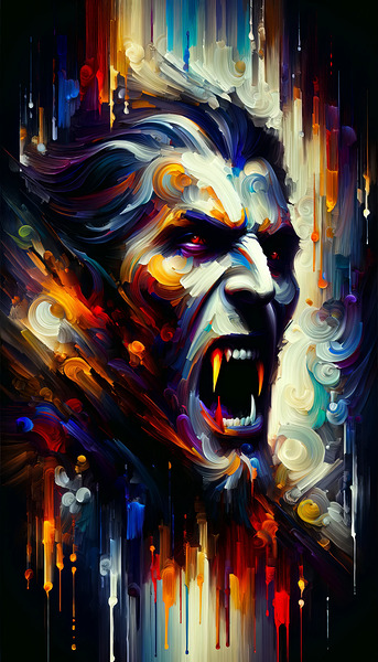 Abstract Vampire Digital Download
