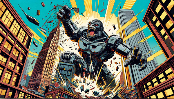 Classic Comic Ape Digital Download