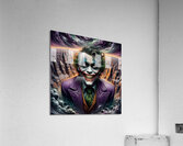 Clown Over the City Acrylic Print