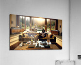 70s Black Success Acrylic Print