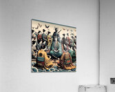 The Master Painting Acrylic Print