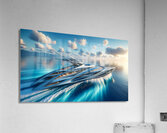 Futuristic Yacht Acrylic Print