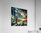 Astronaut in Multiverse Acrylic Print