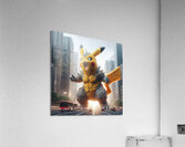 Pikachu Kaiju Acrylic Print