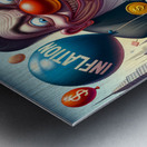 Face of Inflation Metal print