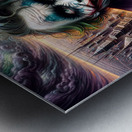 Clown Over the City Metal print