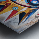 Vibrant King Metal print