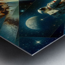 Astronaut in Multiverse Metal print