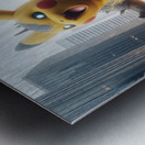 Pikachu Kaiju Metal print