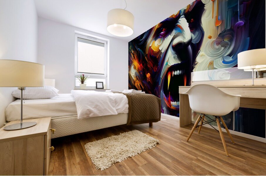 Abstract Vampire Mural print