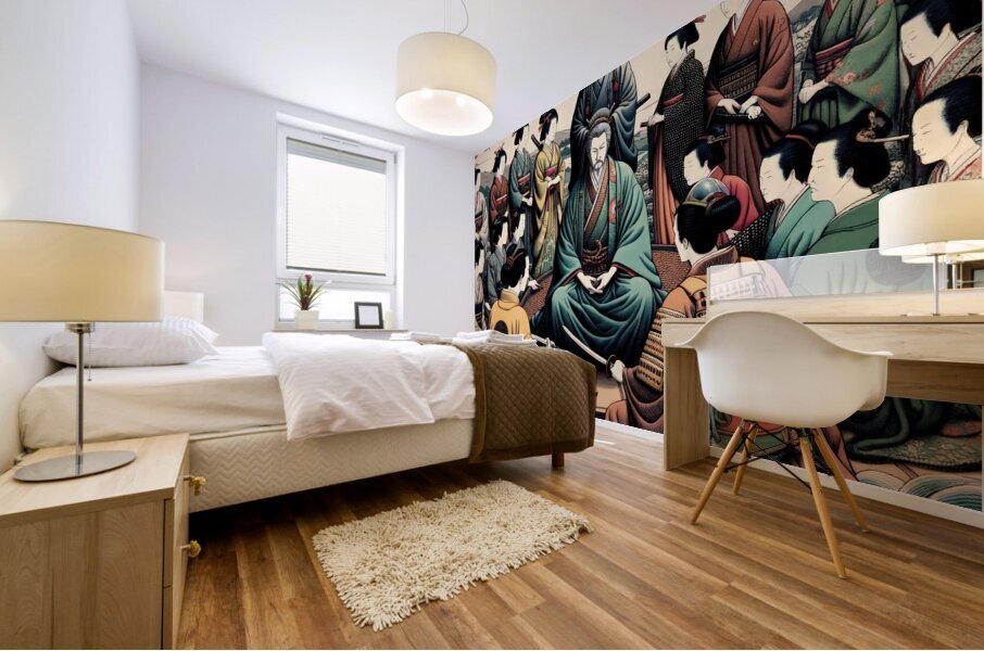 The Master Painting Mural print