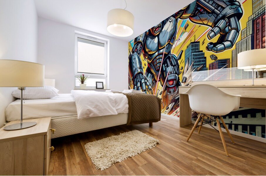 Classic Comic Ape 2 Mural print