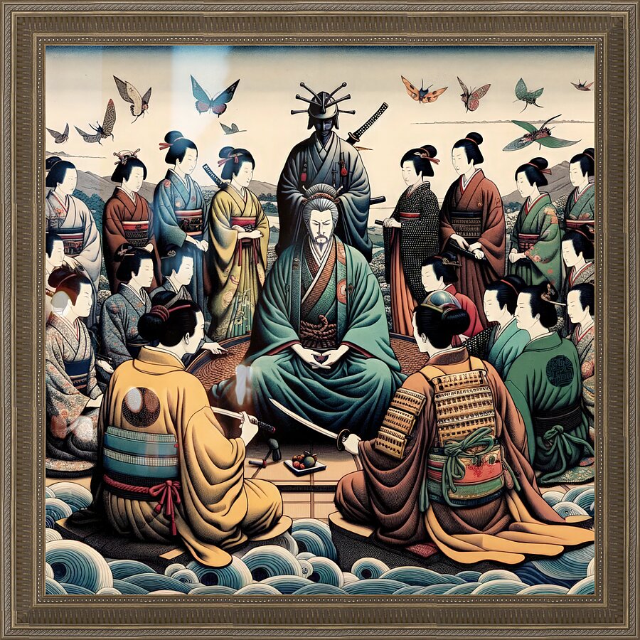 The Master Painting Picture Frame print