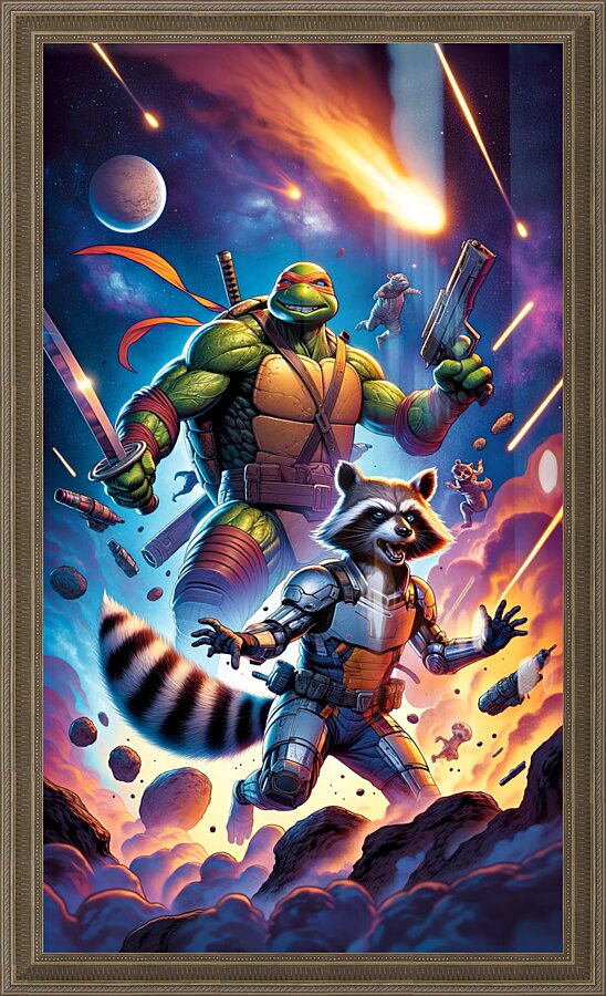 New Space Coalition Picture Frame print