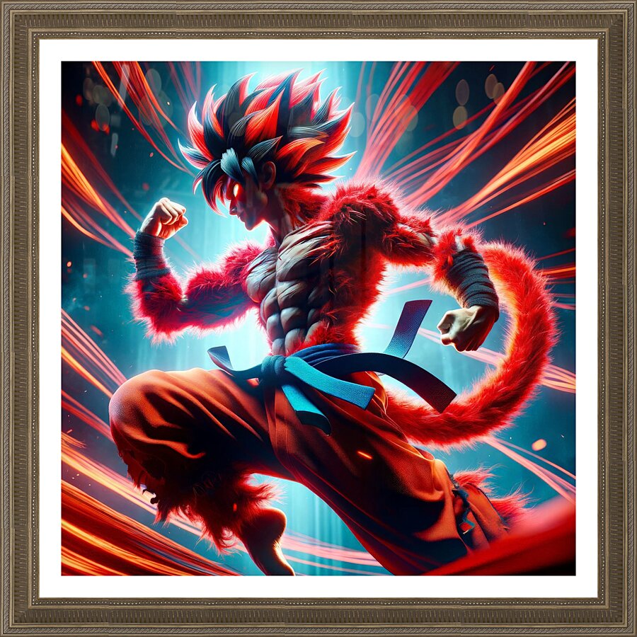 Goku GT Picture Frame print