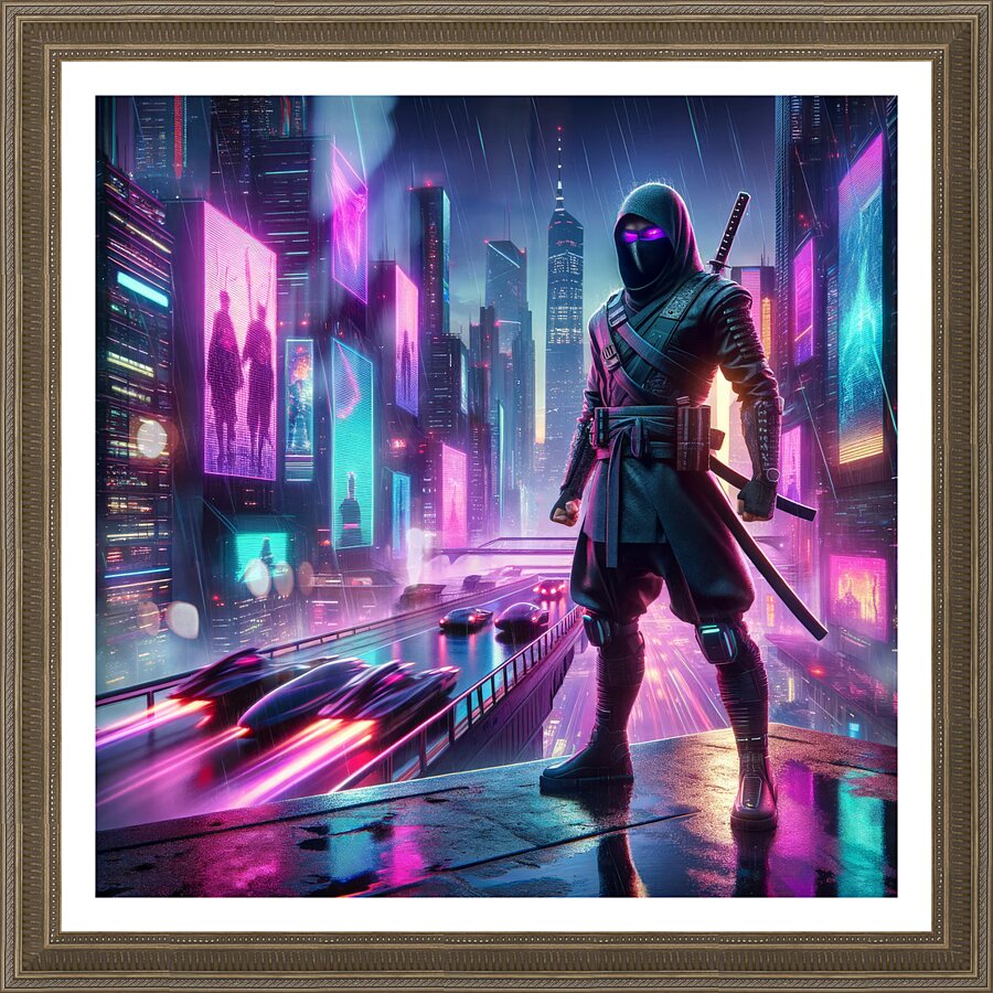 Nightwatcher Picture Frame print