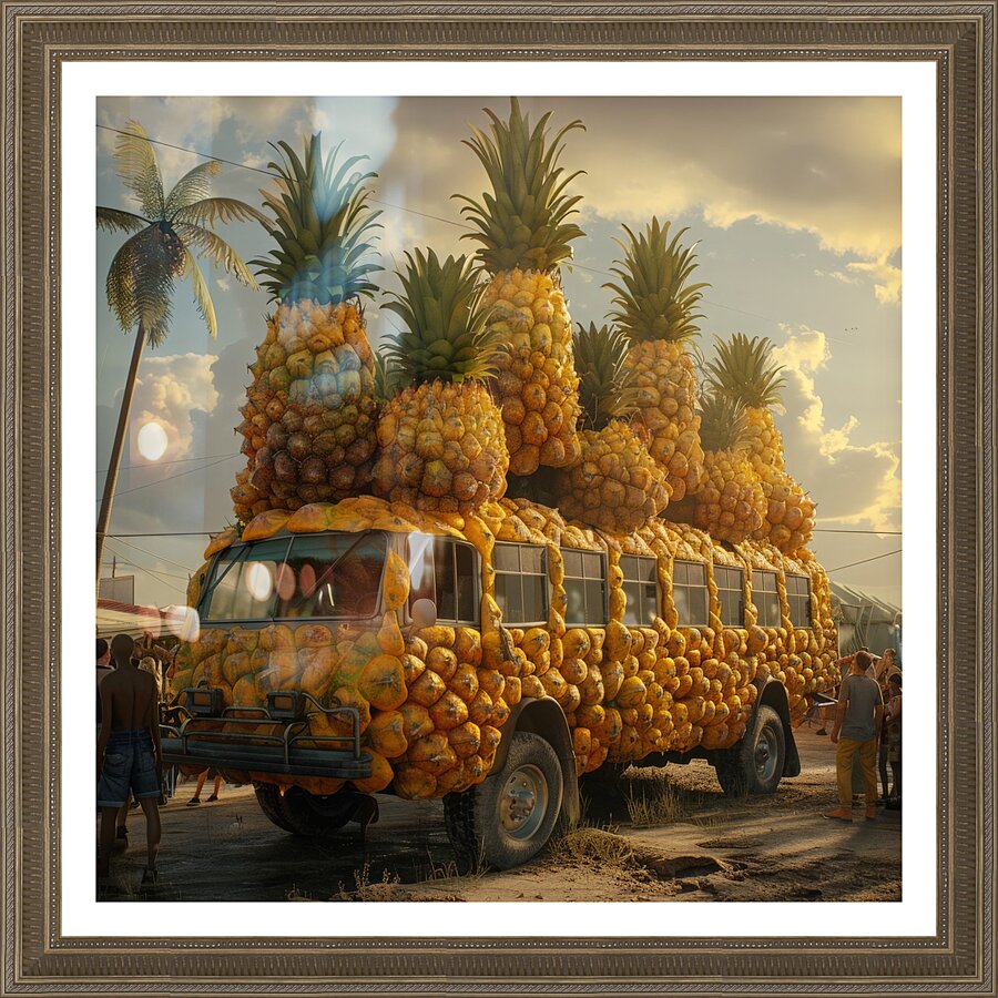 Pineapple Express Picture Frame print