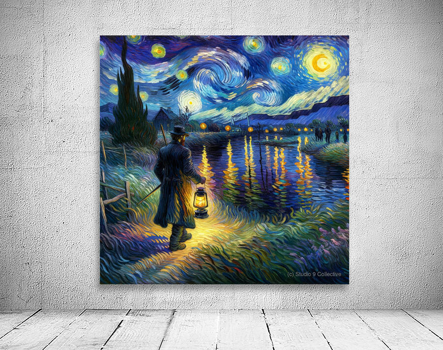 Stars by the River Wall Preview