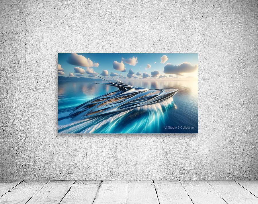 Futuristic Yacht Wall Preview