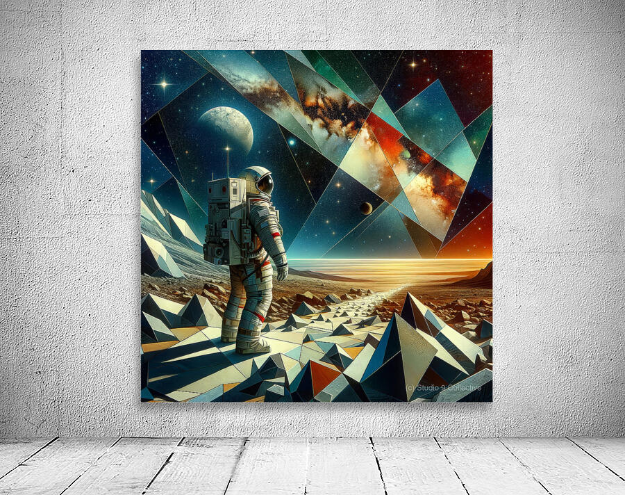 Astronaut in Multiverse Wall Preview
