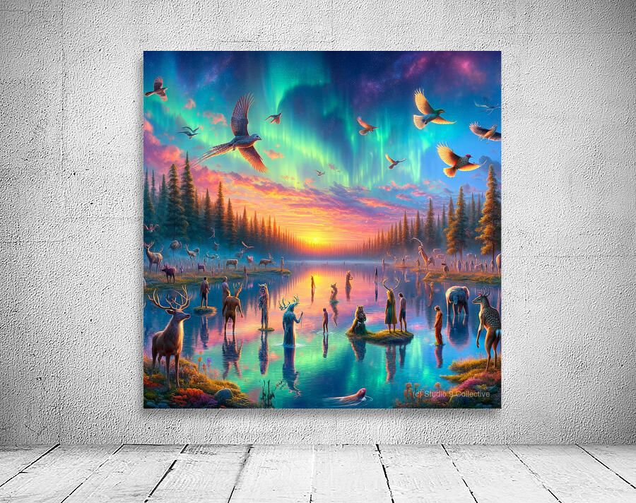 Enchanted River Wall Preview