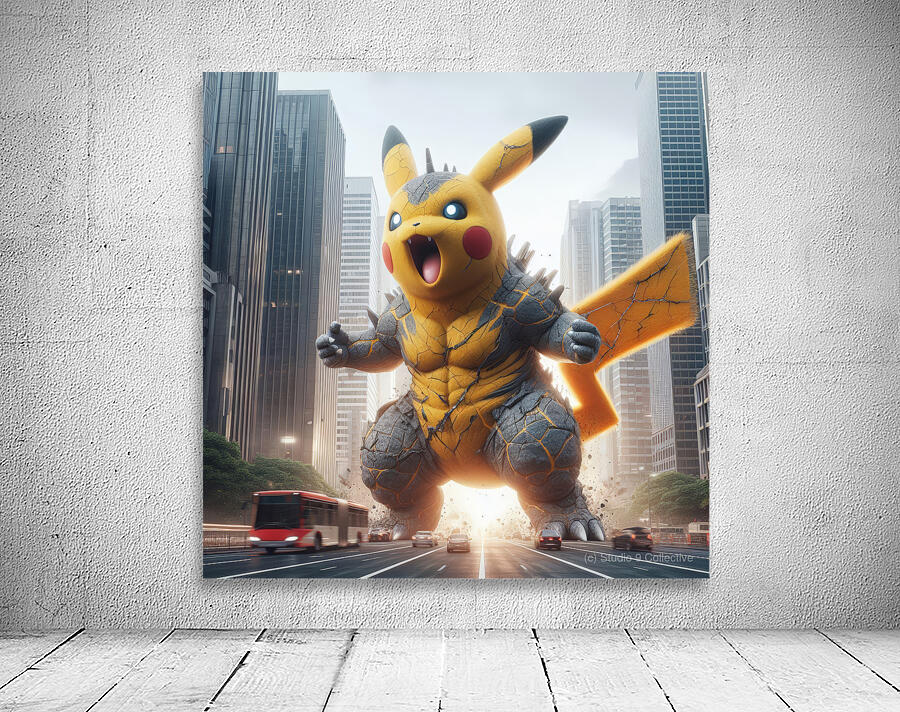 Pikachu Kaiju Wall Preview