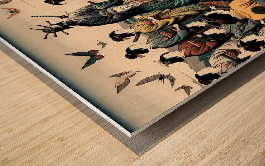 The Master Painting Wood print