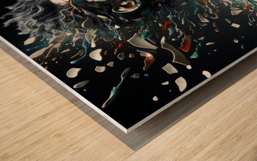 Porcelain Man Wood print