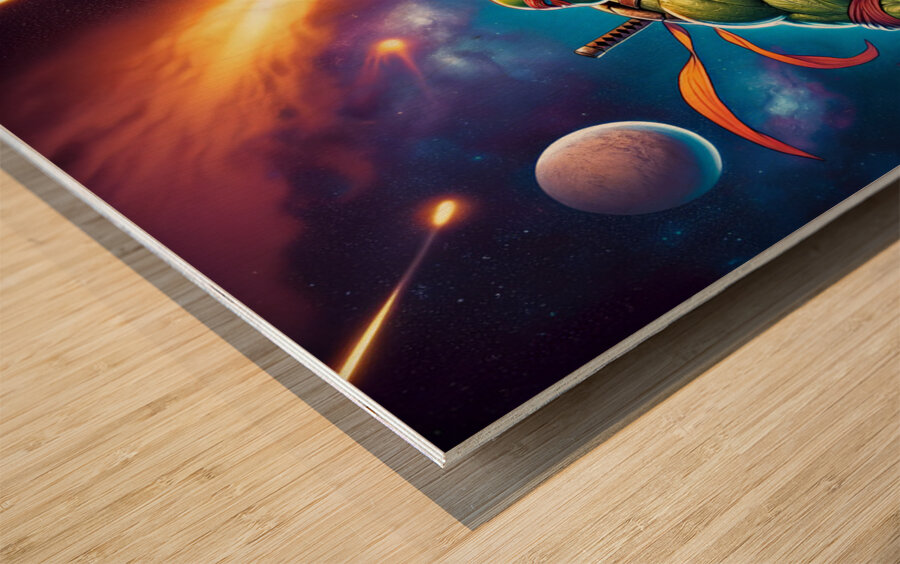 New Space Coalition Wood print
