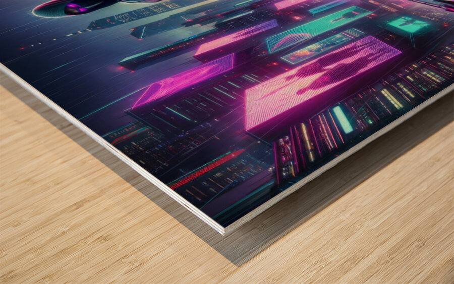 Nightwatcher Wood print