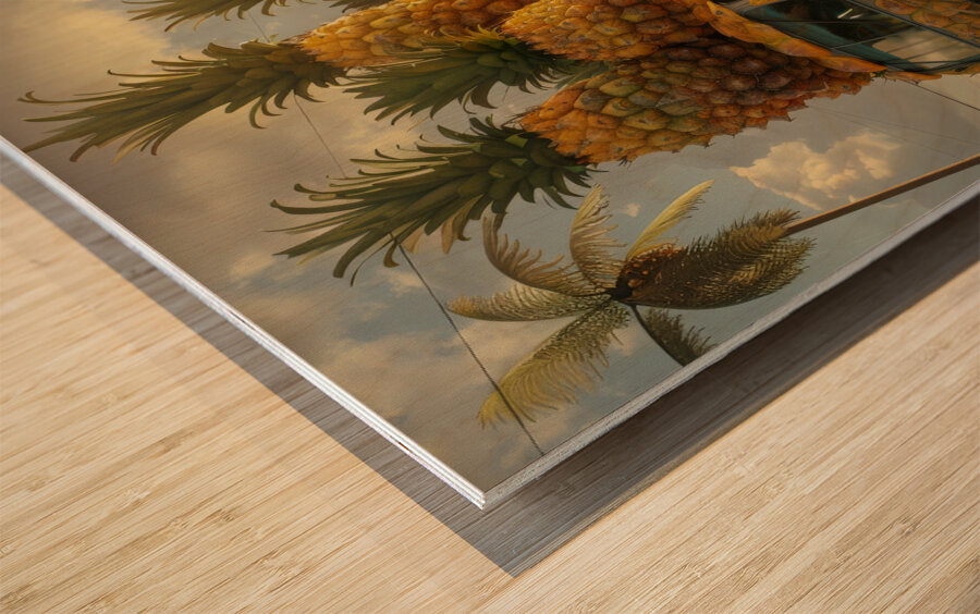 Pineapple Express Wood print