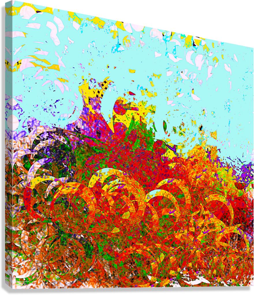 ink wave Canvas Print
