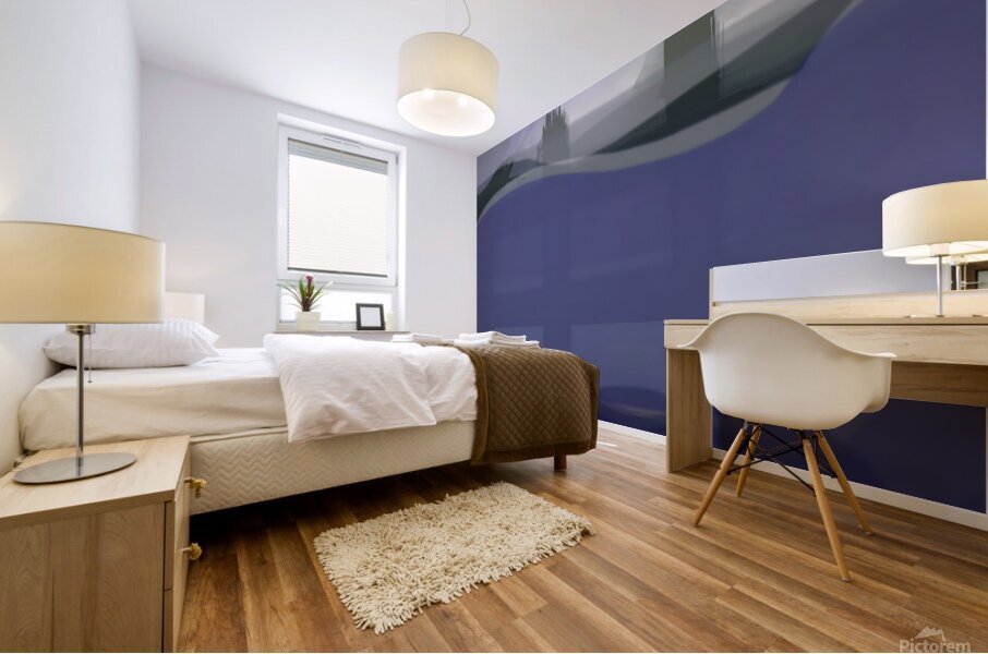 wrecked pier  Mural print