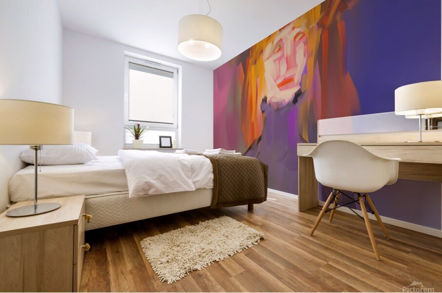 Beatrice Mural print