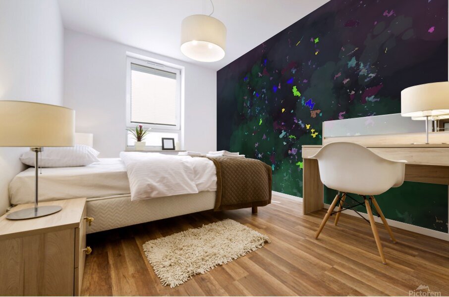 strange coral Mural print
