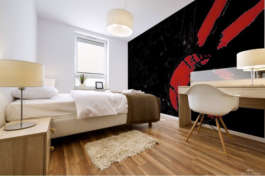 wagon wheel Mural print
