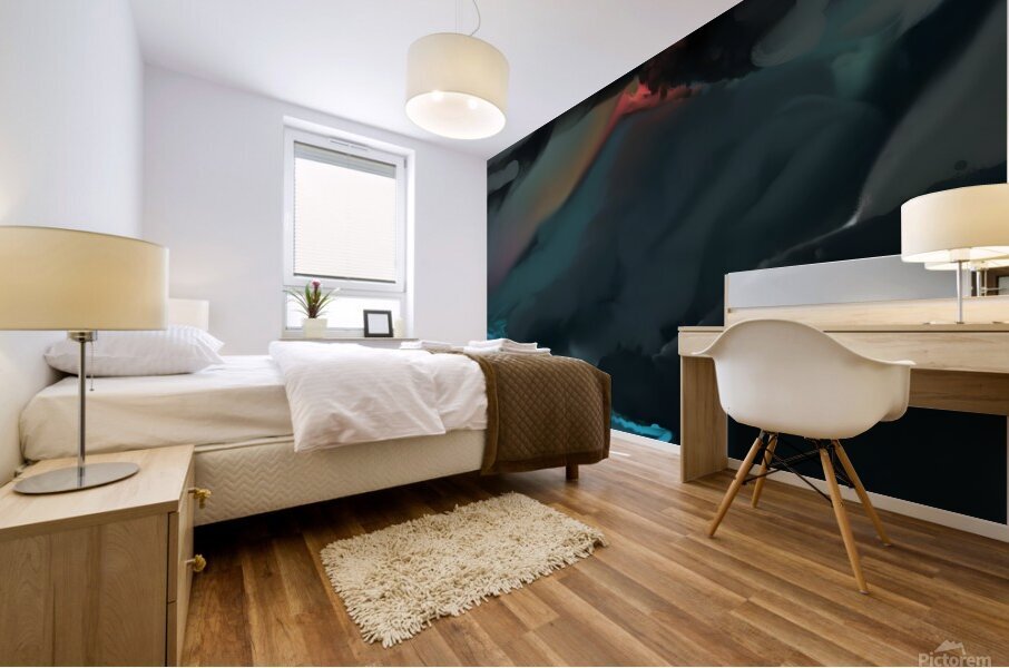 fire on the mountain Mural print