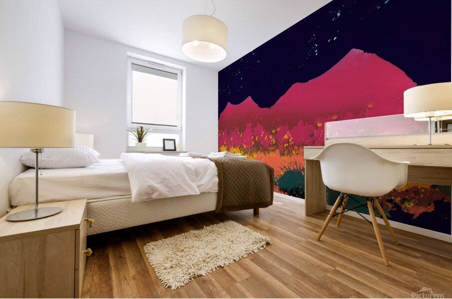 deep blue sky Mural print