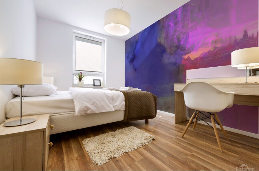blue rock2  Mural print