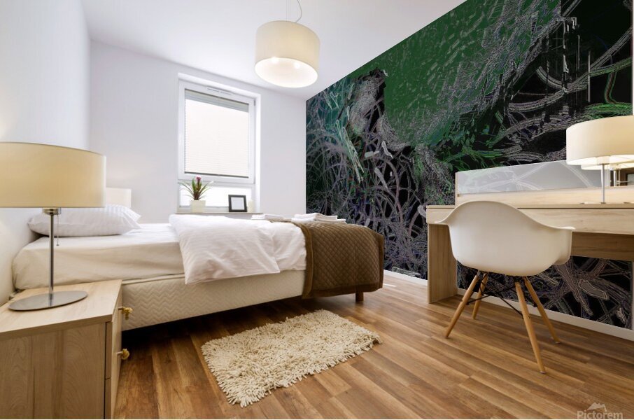 rocking chair Mural print
