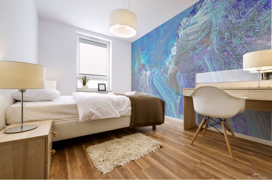 glacier Mural print
