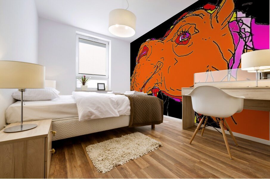 camel Mural print