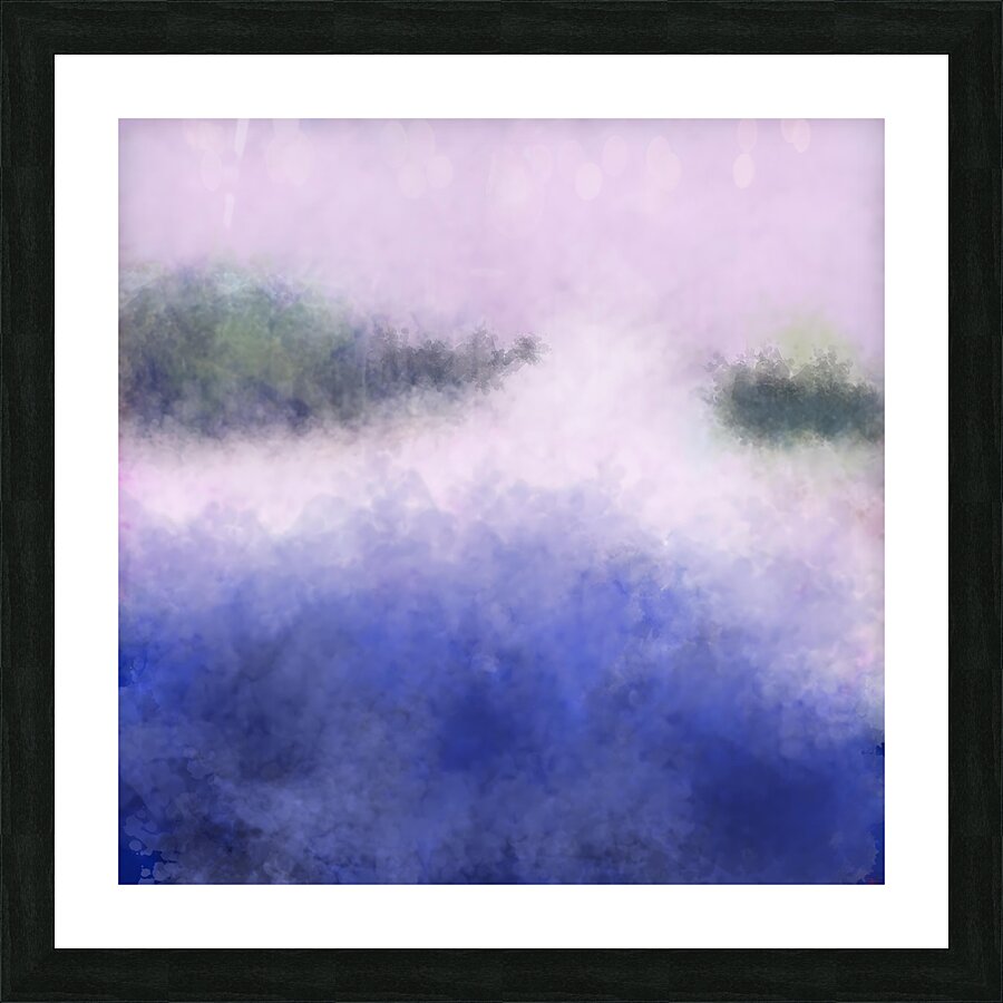 breaking wave Picture Frame print