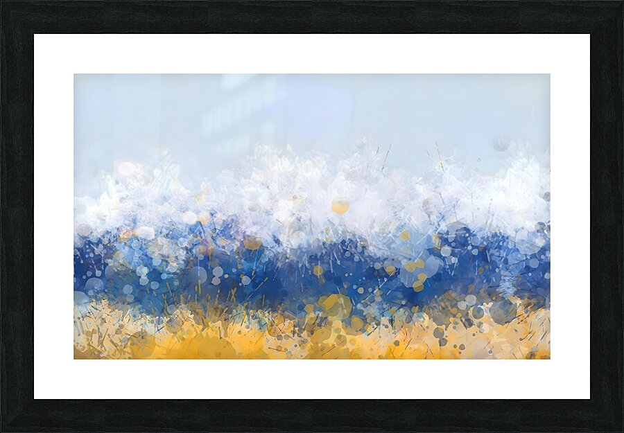 wave Picture Frame print