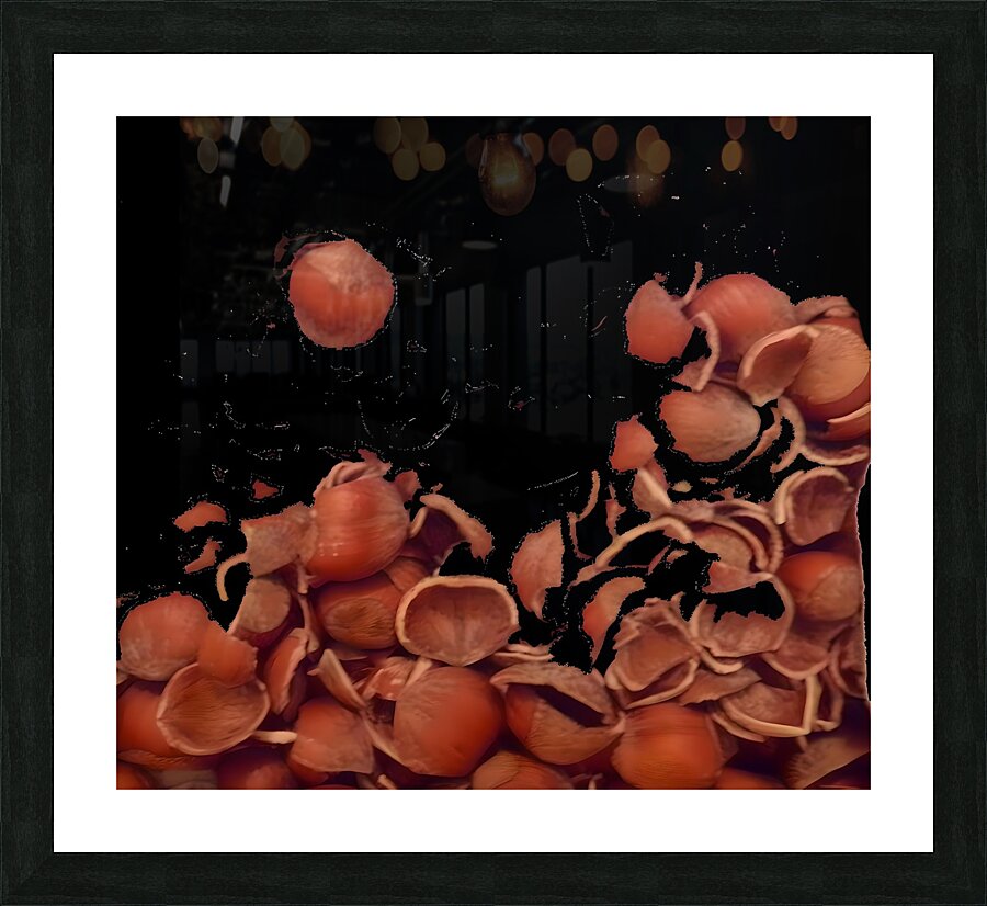 hazel shells Picture Frame print