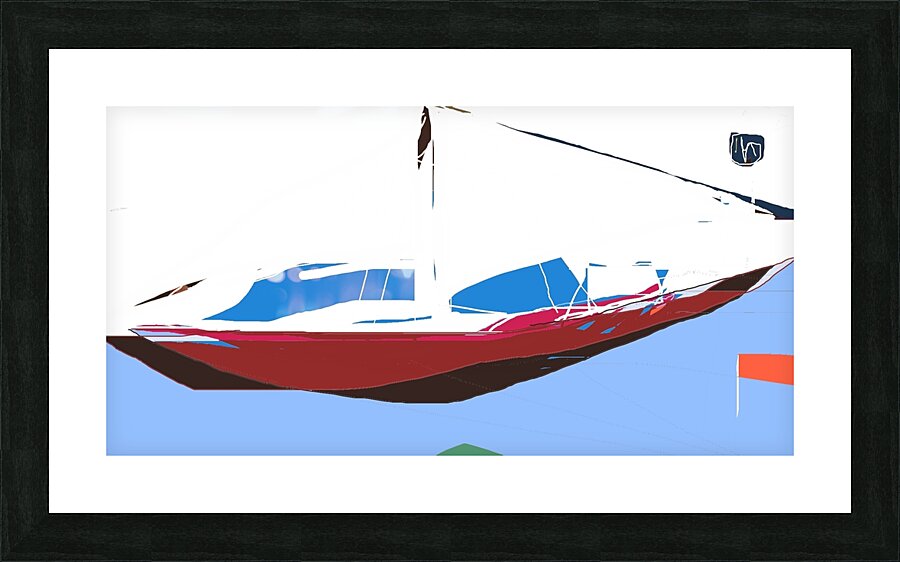 boat 2 Picture Frame print