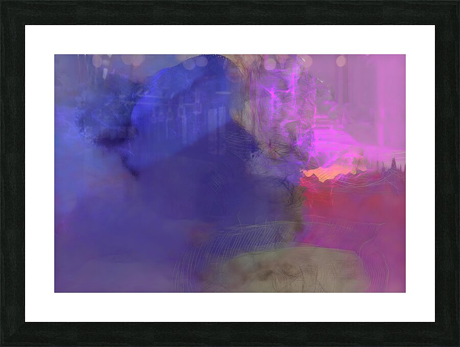 blue rock2  Picture Frame print